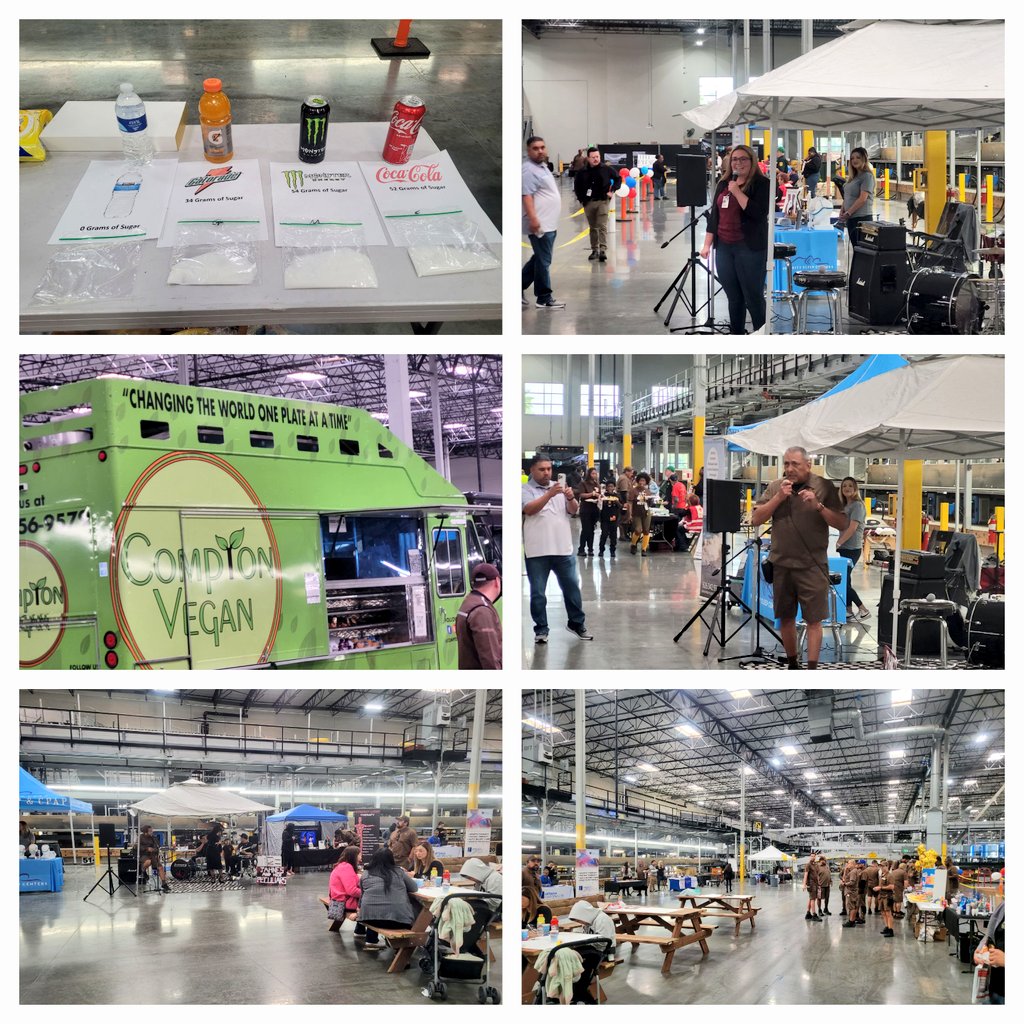 Compton Division #WellnessFair '23!! A big hit! had lots of fun n vendors! Thank you to all who came out and BIG shout out to the <a href="/WestLACenter1/">West LA Center</a> <a href="/compton_preload/">UPS Compton Preload</a> Atlantic ctr and Manchester ctr safety committee for putting this together for the building!! <a href="/ChuckCHSP/">Chuck Plouff</a> <a href="/UPS/">UPS</a>