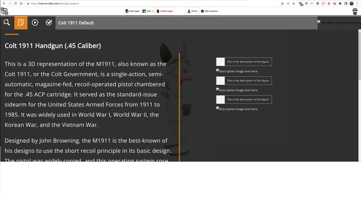 HAXTheWeb's tweet photo. via @CGLDevel coming soon to hax..

Yes, that's a wrapper on the google model-viewer webcomponent wired into HAX. Definitely requires a loving douse of HTML to make usable beyond just the model but putting pieces like this into HAX and seeing it come to life is still amazing. https://t.co/mTn6bNlksG