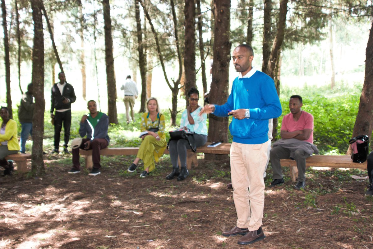 GGGIEthiopia's tweet photo. The @GGGIEthiopia team, along with @SweinEthiopia, @iDEorg & #ECFF, visited the implementation sites of @SweinEthiopia-financed #Conservation & #Sustainable #Management of #Forested #Landscape (CSMFL) #Project at Amani & Shocha kebeles, Girbo woreda, Kefa zone of SWE region. https://t.co/IQNmUWIR9N