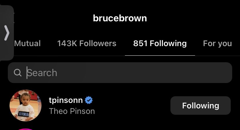 Look who Bruce Brown just followed on IG 👀 #MFFL 

😂