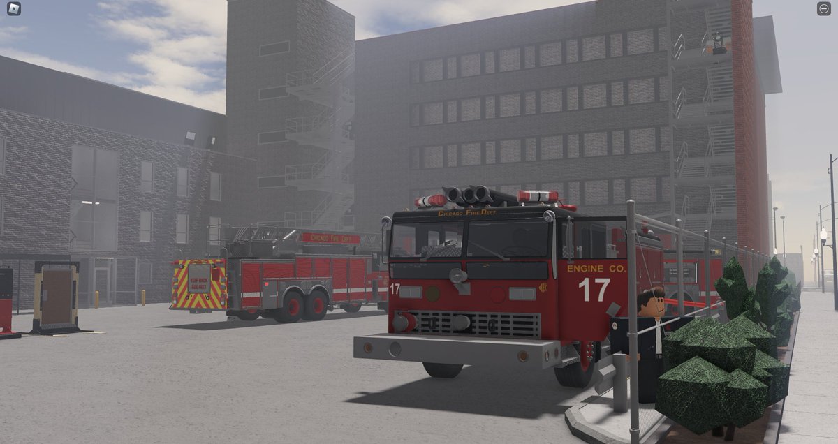 CFD_RBLX's tweet image. Photo today at the Quinn Fire Academy. The Chicago Fire Department are currently recruiting are are going through the current academy members. Join today! #Roblox #RobloxDev #RobloxChicago - AC
