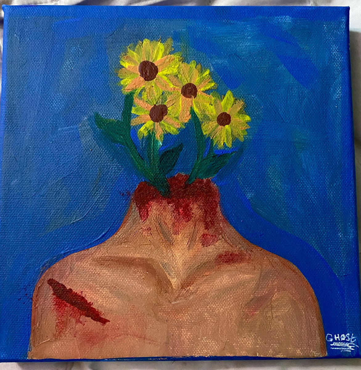 spookyghost5344's tweet photo. This was my first attempt at using oil paints https://t.co/sMnVMmMLui