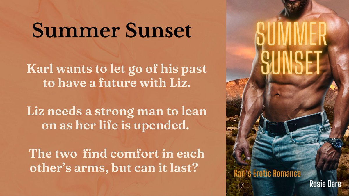 Summer Sunset - an older man/younger woman steamy hot romance in New Mexico. 3/5🌶 ♥️ geni.us/Sunse #EroticaReaders #RomanceReaders #SteamyRomance #AgeGapRomance #SmuttBook #Booktwt #SpicyRomance