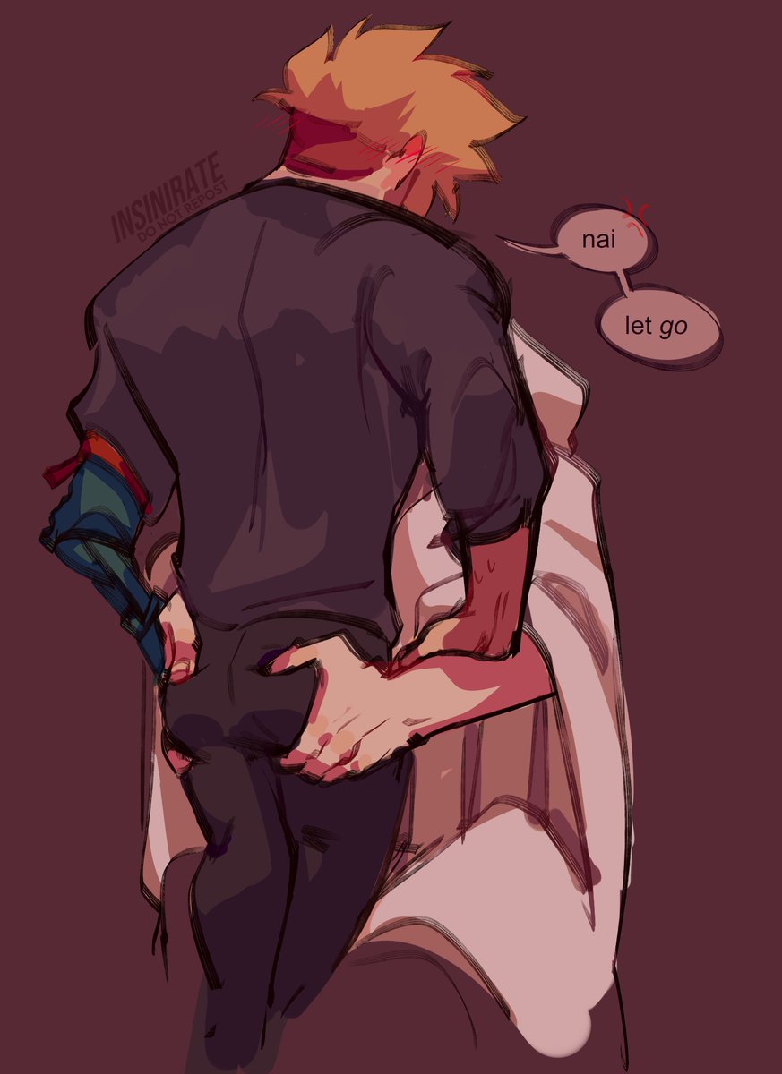 insinirate's tweet photo. hes a 'just one bite' kinda guy but for butt touches https://t.co/aMibFAsHRy