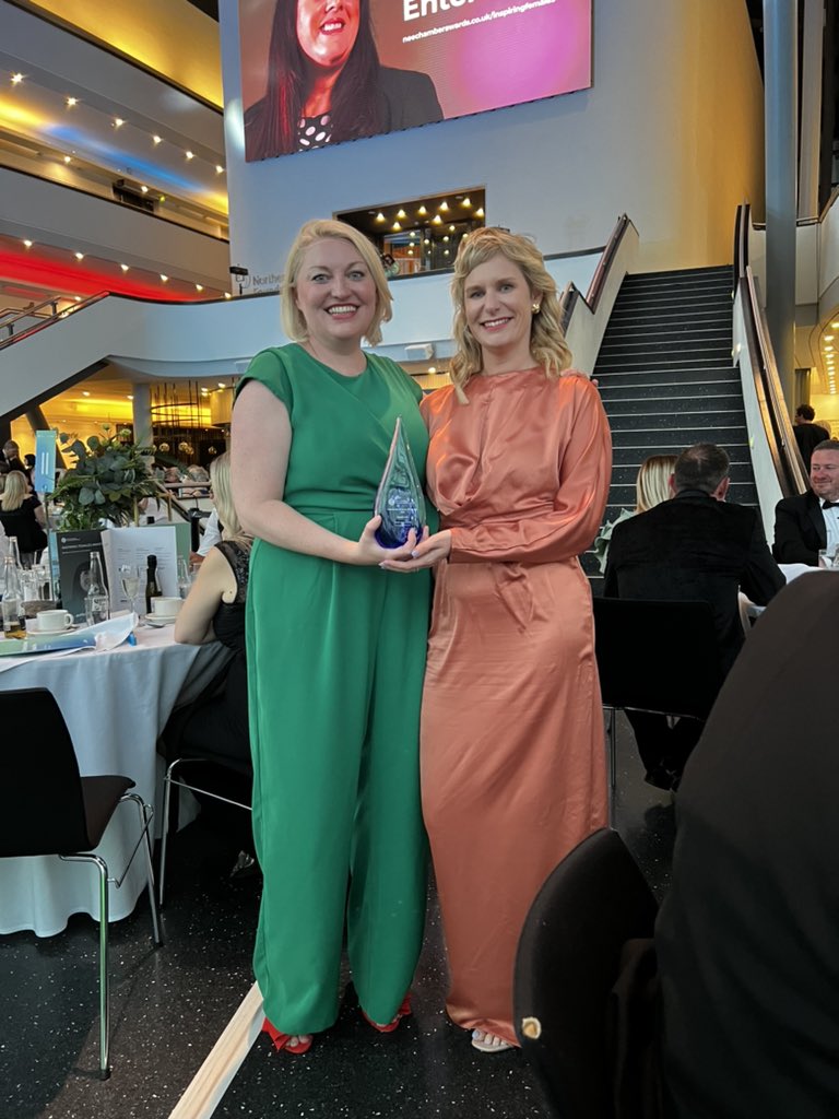 We won Community business of the year! Very proud of all the team at Muckle who help us make a difference to the communities in which we live and work #NEChamber