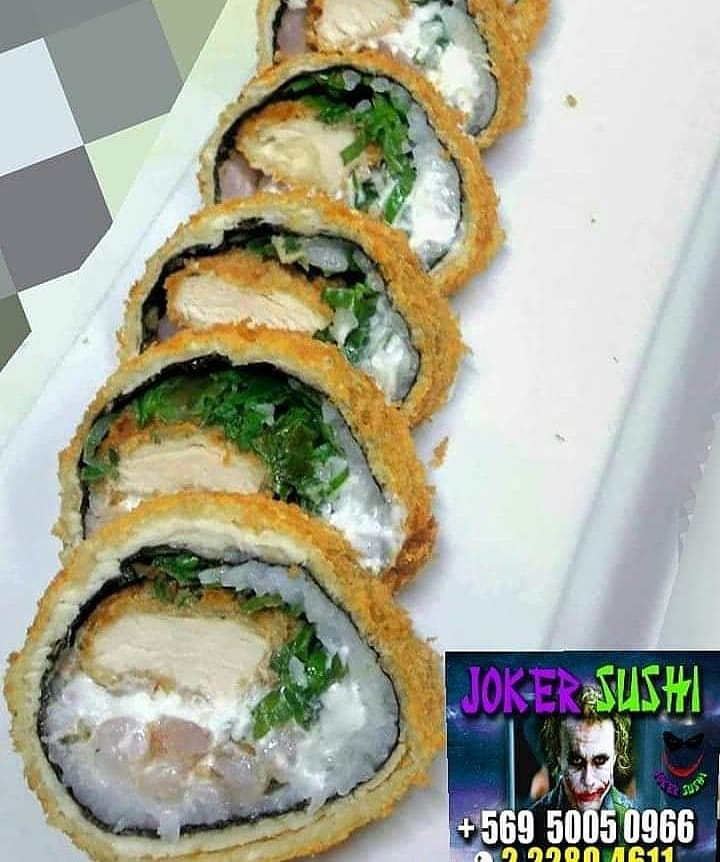 lizardmancer's tweet photo. @greenTetra_ @MEASURED_HEAD joker sushi https://t.co/FD9gZ14a4v