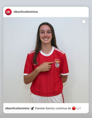 Daniela Santos has renewed her contract with @SLBenfica. The U19 CB has played 3 games in the #LigaBPI in the past 2 years and will probably play a few more next season.