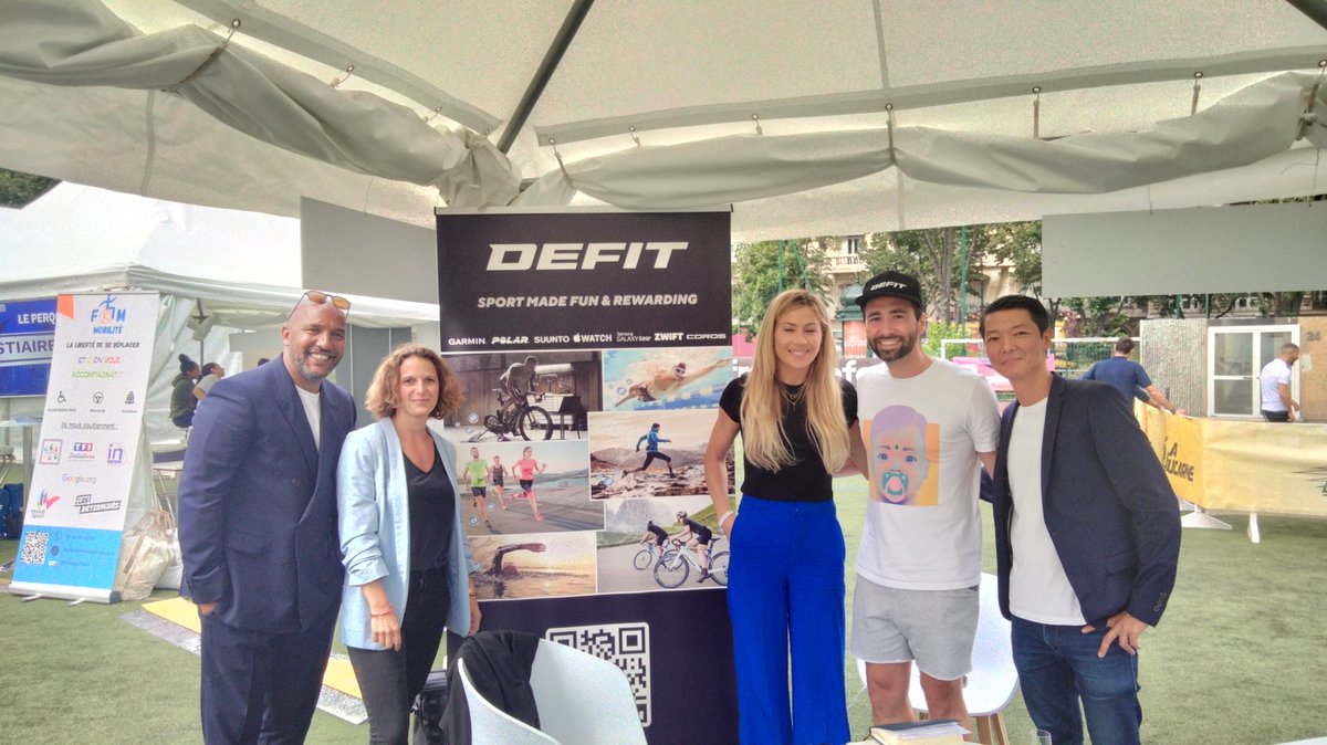 What an amazing first day at @SportUnlimitech representing @DEFITofficial 💙⚡#DEFIT