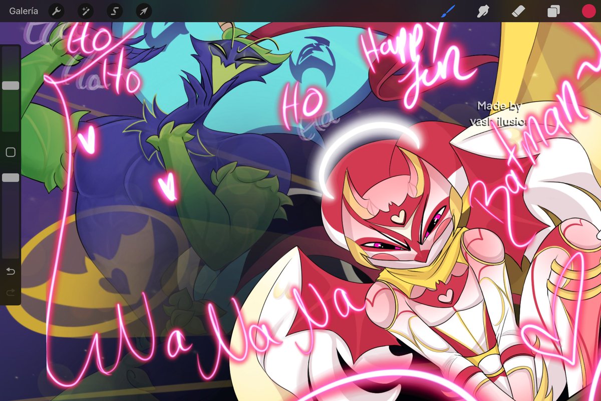 vash_ilusion's tweet image. Especial thanks to all my patreon,  this month I give you a random idea, posion ivy Ozzie and light knight Fizzy 
#ozzie #Fizzarolli #asmodeus