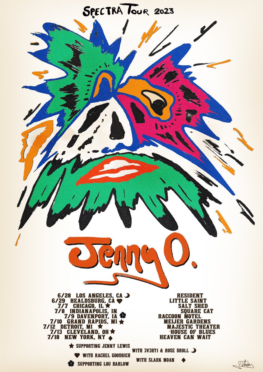 Updated tour poster! Healdsburg tonight. Chicago, Indianapolis, Davenport, Grand Rapids, Detroit, Cleveland, NYC ya there