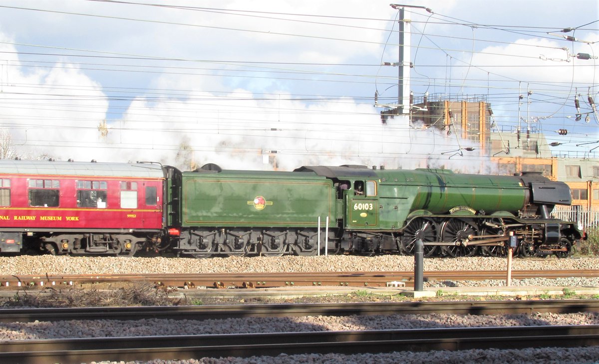Our 100 Year old friend - Gresley Pacific - 60103 - 'Flying Scotsman' will be stopping at Peterborough just after 10:00am Friday 30th to pick up guests as she travels to York and then on to Edinburgh!
Here are the timings .. Reporting Number IZ44 - realtimetrains.co.uk/.../2023-06-30…