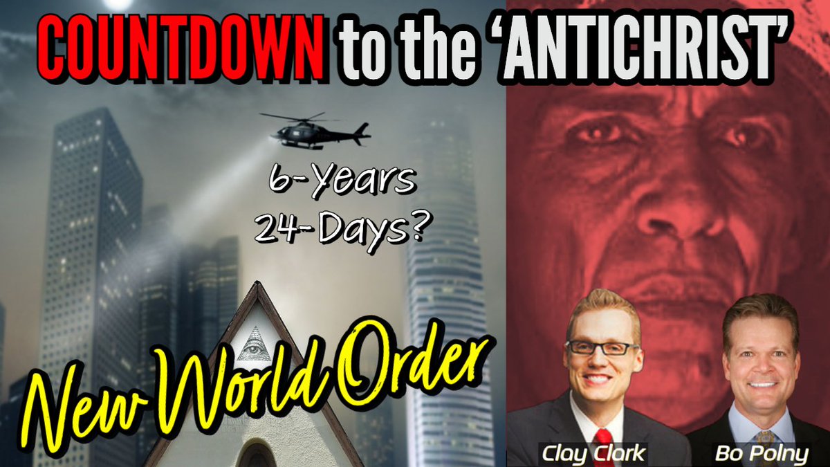 Hornet on Twitter: "RT @BoPolny: COUNTDOWN to the ‘ANTICHRIST’ - @TheClayClark & @BoPolny 🔗