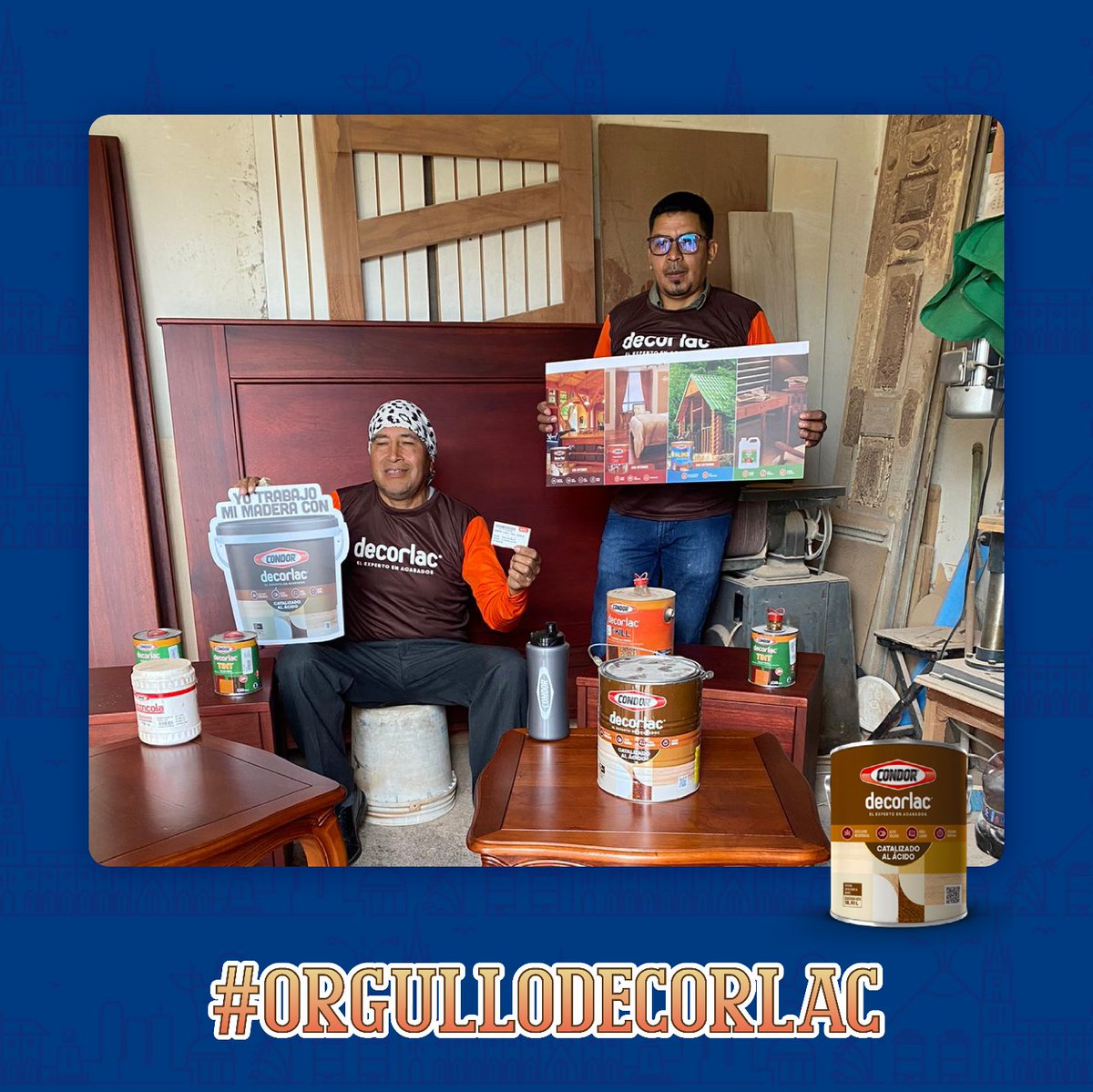 Compartir experiencias que nutren a la comunidad #ebanista del país es #OrgulloDecorlac 

Gracias por ser parte de una iniciativa que busca conocer las #historias detrás de cada proyecto en #madera hecho con la mayor destreza profesional del país.