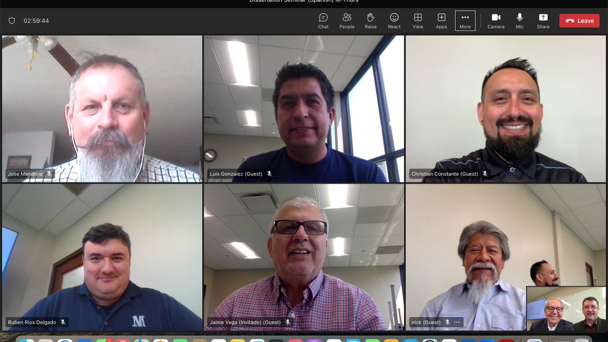 EspanolMBTS's tweet image. Tiempo de bendición y preparación con los estudiantes de la clase de Disertación de nuestro programa de Doctorado en Ministerio (DMin).  #mbtsespanol #MBTS #ParaLaIglesia
Profesores: Dr. Bobby Sena y Dr. Arnaldo Achucarro.