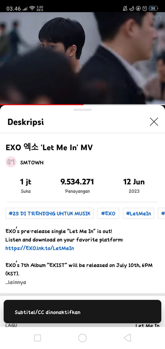 tatata1427_'s tweet photo. ❄COSMIC TEAM'S STREAMING CHAIN❄️ 

I've streamed EXO - Let Me In MV on YouTube (18)

https://t.co/e7qmB81SIl

#LetMeInByEXO #EXO_EXIST #EXO_LetMeIn #EXOisBack #LetMeIn_StreamingParty #SaveTheWorldWithEXO #TheUltimateChallenge #exoltrainingmode   
#CosmicCrusaders @weareoneexo https://t.co/ro7AH6C9JA