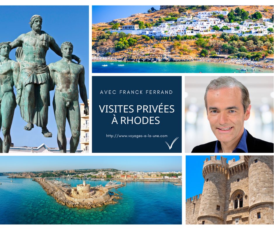 Voyagesalaune's tweet photo. 🇬🇷 Découvrez le charme de Rhodes avec Franck Ferrand ! 🇬🇷  Explorez les trésors de cette île fascinante et plongez dans son riche passé. 📆 Dates : Du 21 au 25 Septembre 2023  #Rhodes #culture #FranckFerrand #voyagesalaune #decouverte #UNESCO #visitesprivées https://t.co/BFTcQN7lFv
