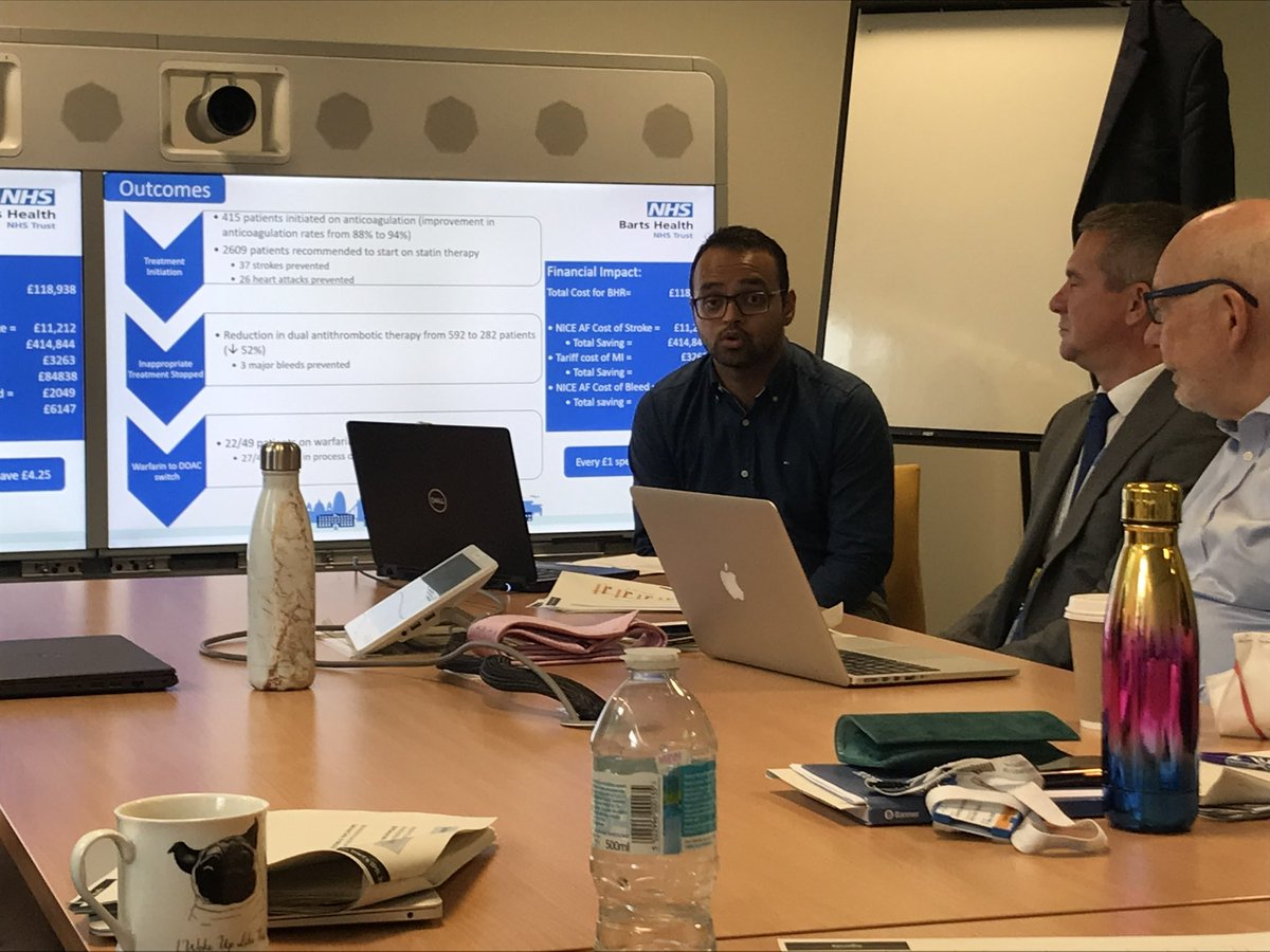 Caroline Alexander (@calexandernhs) on Twitter photo Great to hear more about 2 award winning projects at our monthly Meeting with the @BartsHospital leadership team -pharmacy led preventing strokes and MDT VT clinics - great clinical outcomes, patient feedback and value for money 👏👏👏<a href="/mdstbarts/">Charles Knight OBE</a> <a href="/shanedegaris/">Shane Degaris</a> Great to hear more about 2 award winning projects at our monthly Meeting with the @BartsHospital leadership team -pharmacy led preventing strokes and MDT VT clinics - great clinical outcomes, patient feedback and value for money 👏👏👏<a href="/mdstbarts/">Charles Knight OBE</a> <a href="/shanedegaris/">Shane Degaris</a>