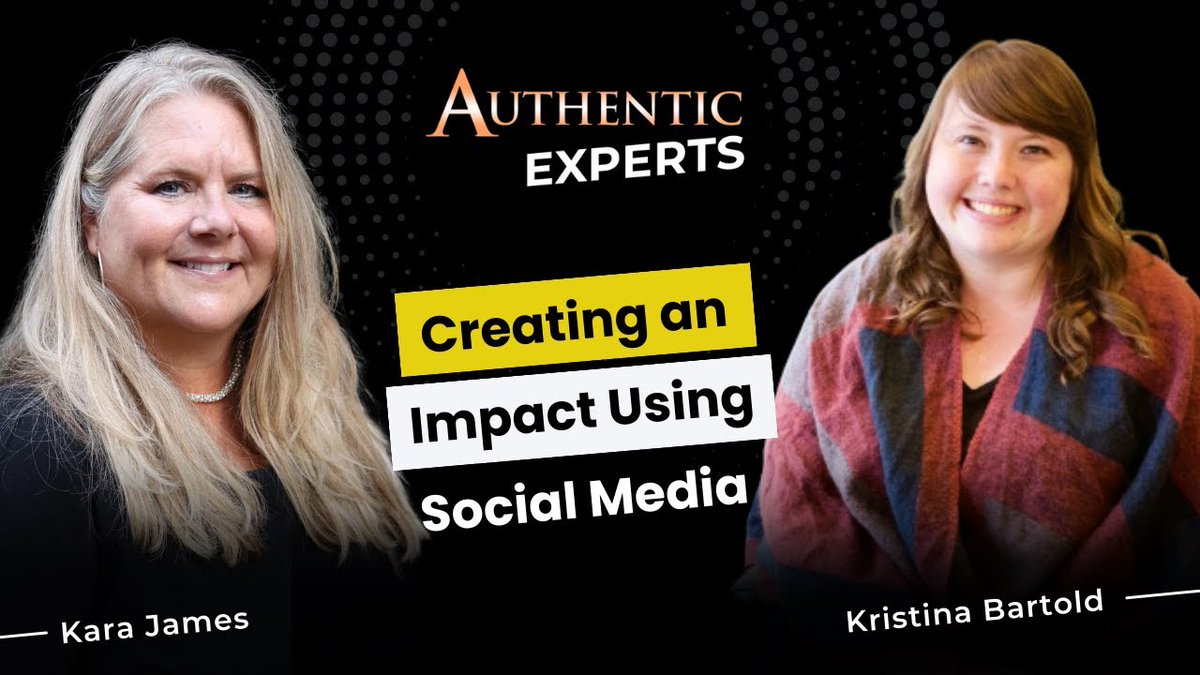 In this episode, Kara James is joined by Kristina Bartold, CEO of The Social Snippet.
 
Click here to watch the interview! 👇
youtu.be/infOgQ17Uxw
 
 #StrategicAdvisorBoard #socialmedia #business #entrepreneurship #digitalcommunities #podcasting