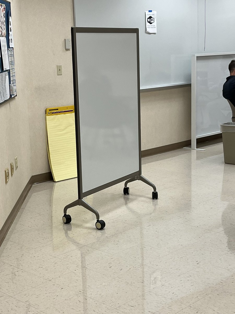 TeamPare4's tweet photo. Sooo excited to have vertical non-permanent workspaces in my classroom next year.  #bestthinkingwhenyoustand @wolvestweet @thinkingclssrms 
#WEareLakota https://t.co/ZR9qwkO474