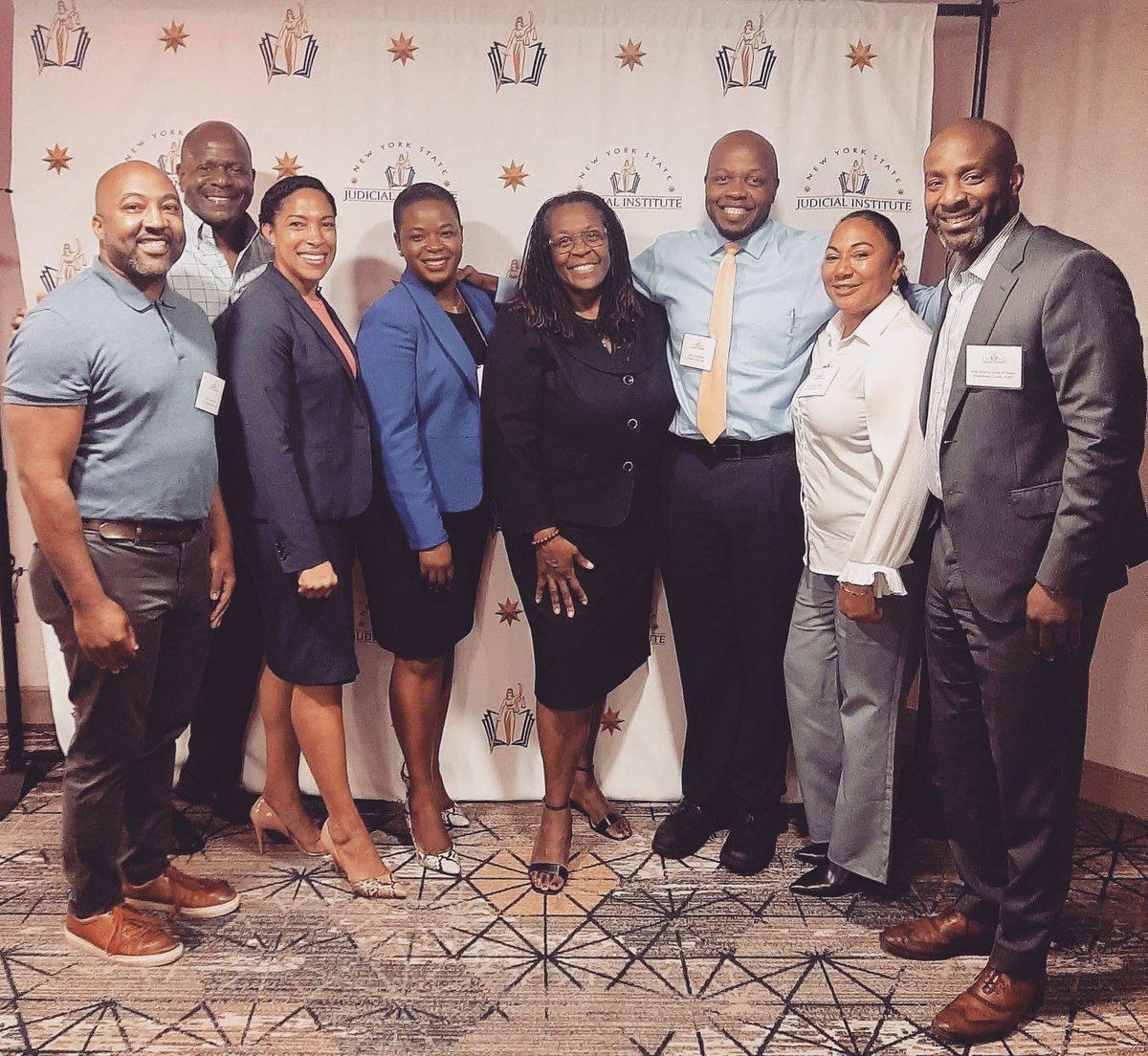 Just some judges from around the way, learning from each other at the NYS 2023 Judicial Seminar.