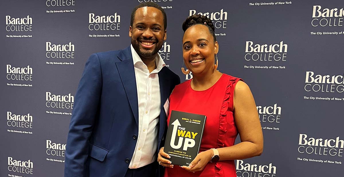 Baruch_Zicklin's tweet photo. 👏 We would like to thank Dr. @errollpierre (DBA, ’22) for keynoting the @Baruch_Zicklin Executive Programs annual Alumni and Current Student Reception! 

#ZicklinBusiness #ZicklinPride #BaruchPride #AlumniSuccess #executiveprograms #Executive https://t.co/gWBylVrwFk