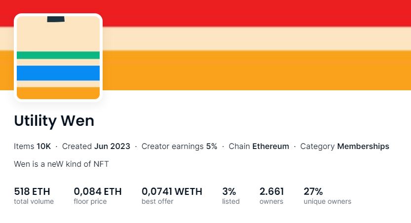 CryptoLeven's tweet photo. People are presenting you a golden Opportunity. 

I think we might go even a little lower, but I would grab this one with both hands.

Wen the true Utility will be unveiled, this will go hard. Bet. 

@Utility_Wen https://t.co/wcB9G0Dtzm