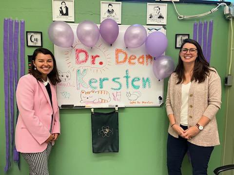 Duval_Lab's tweet photo. Congrats to Dr. Bethany Kersten!! 🎉She marks PhD #3 from the @Duval_Lab ☢️

Next stop: Postdoc at @argonne continuing her work in reprocessing used nuclear fuel!

It was quite the week of #ProudPI moments watching @BethanyKersten and @maur_or_less defend 🥹 it goes by so fast. https://t.co/r51E7ajaK7