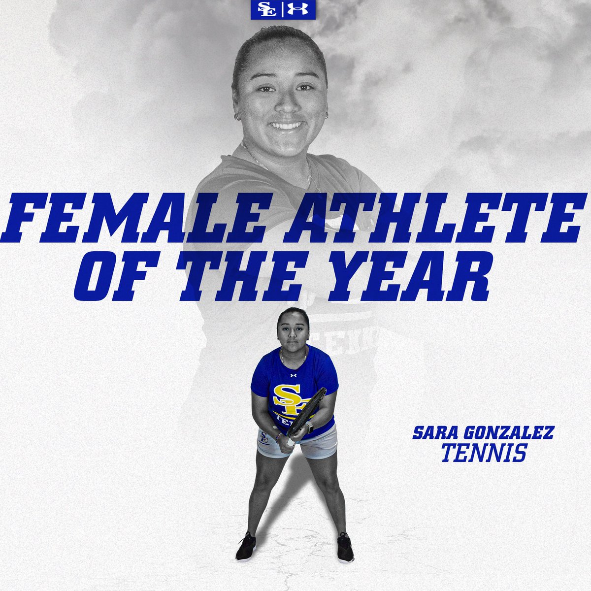 Southeastern Athletics (@gosoutheastern) on Twitter photo ππππππππππππ ππππππππ πππππ ππππππππππ ππππππππ ππ
πππ ππππ π
Male -
Marquis Gray from <a href="/SavageStormFB/">Savage Storm Football</a>
Female -
Cheyenne Mahy from <a href="/SavageStormSB/">Savage Storm Softball</a>
Sara Gonzalez from <a href="/SavageStormMWT/">Savage Storm Tennis</a>
#StormChaSE ππππππππππππ ππππππππ πππππ ππππππππππ ππππππππ ππ
πππ ππππ π
Male -
Marquis Gray from <a href="/SavageStormFB/">Savage Storm Football</a>
Female -
Cheyenne Mahy from <a href="/SavageStormSB/">Savage Storm Softball</a>
Sara Gonzalez from <a href="/SavageStormMWT/">Savage Storm Tennis</a>
#StormChaSE