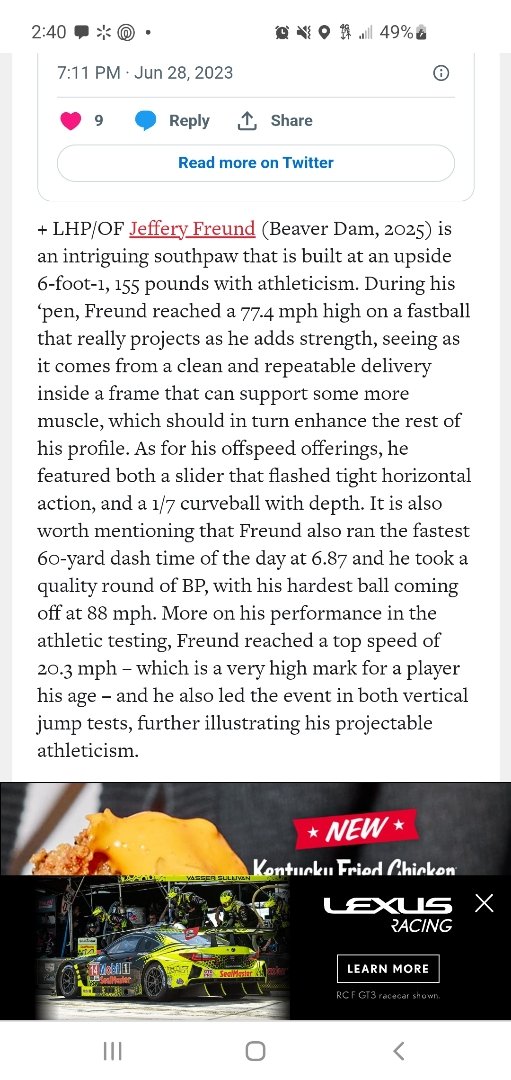 Thank you @PBRWisconsin
