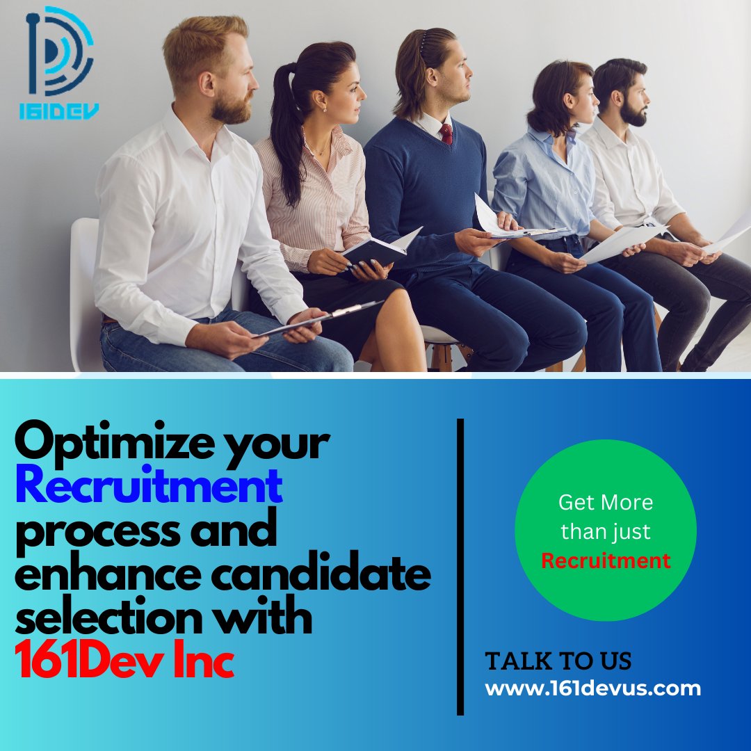 We appreciate your decision to collaborate with @161Dev for all future hiring requirements.
..
..
#staffing #recruitment #recruitmentsolutions #talentadvisor #future #hiring #staffingsolutions #itrecruitment #technologyrecruitment #klaxontech #c2hrequirements