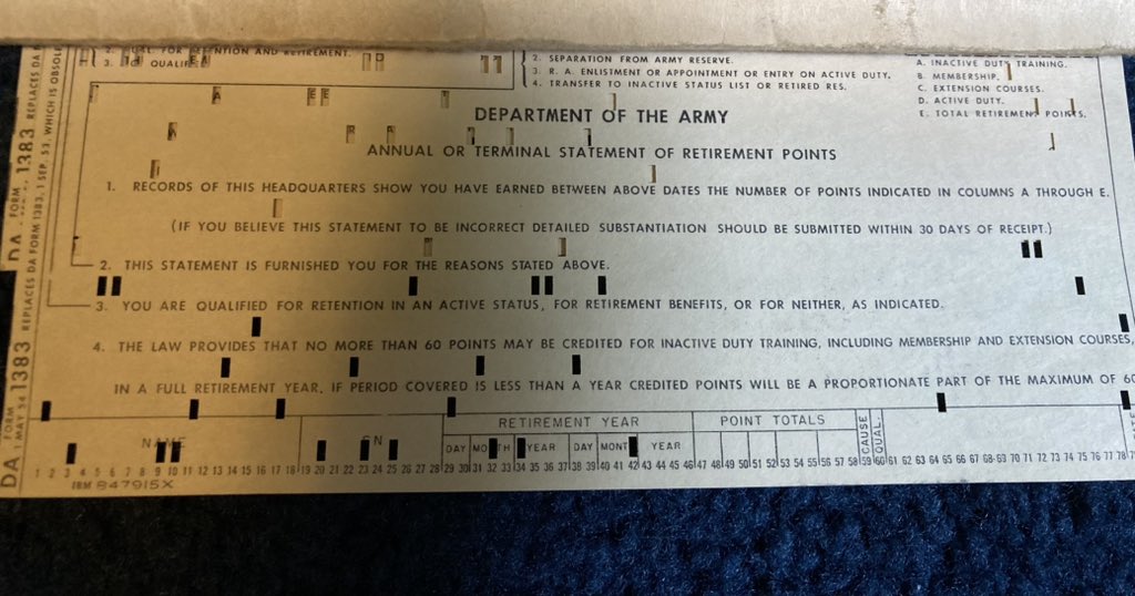 Nshrubsmstdn.social on Twitter "Old military punch cards."