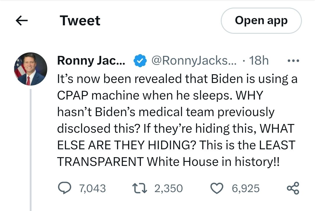 @RonnyJacksonTX Say dumb things, get ratio'd 😂