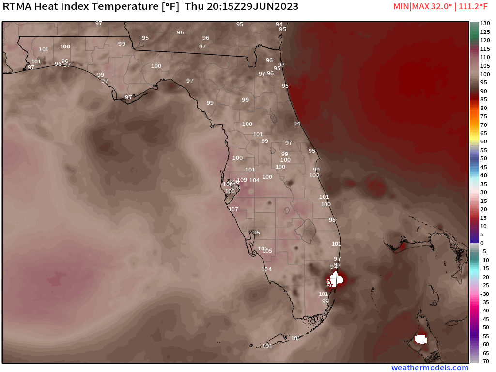 Mike s Weather Page On Twitter Current Thursday Afternoon Heat Index Mike s weather page on twitter current thursday afternoon heat index