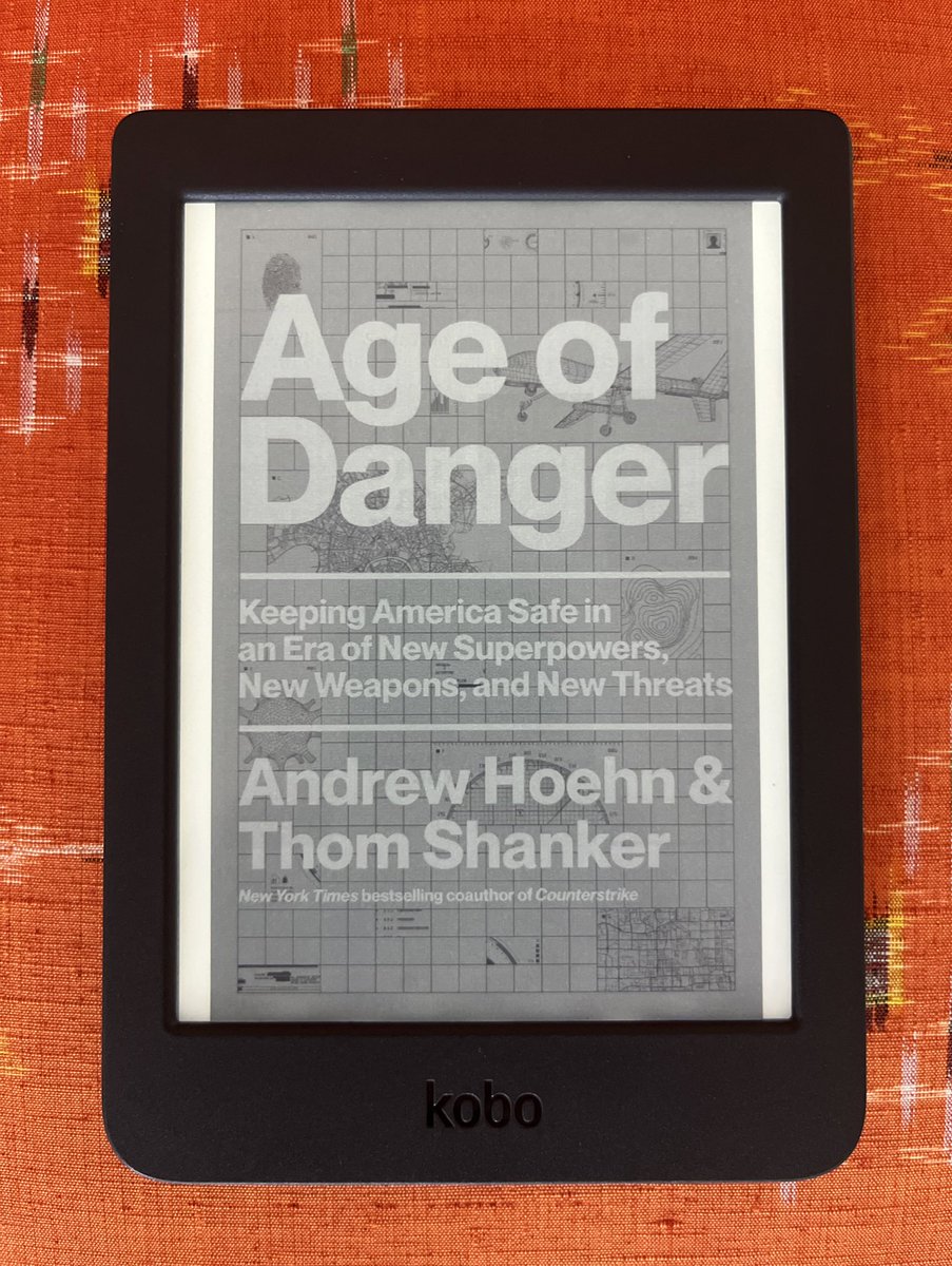 national security oracles @AndyHoehn and @ThomShanker present the looming threats our country’s current system is ill-equipped to confront. written with measured urgency and backed by interviews, research, and historical context, AGE OF DANGER is a compelling and crucial read.