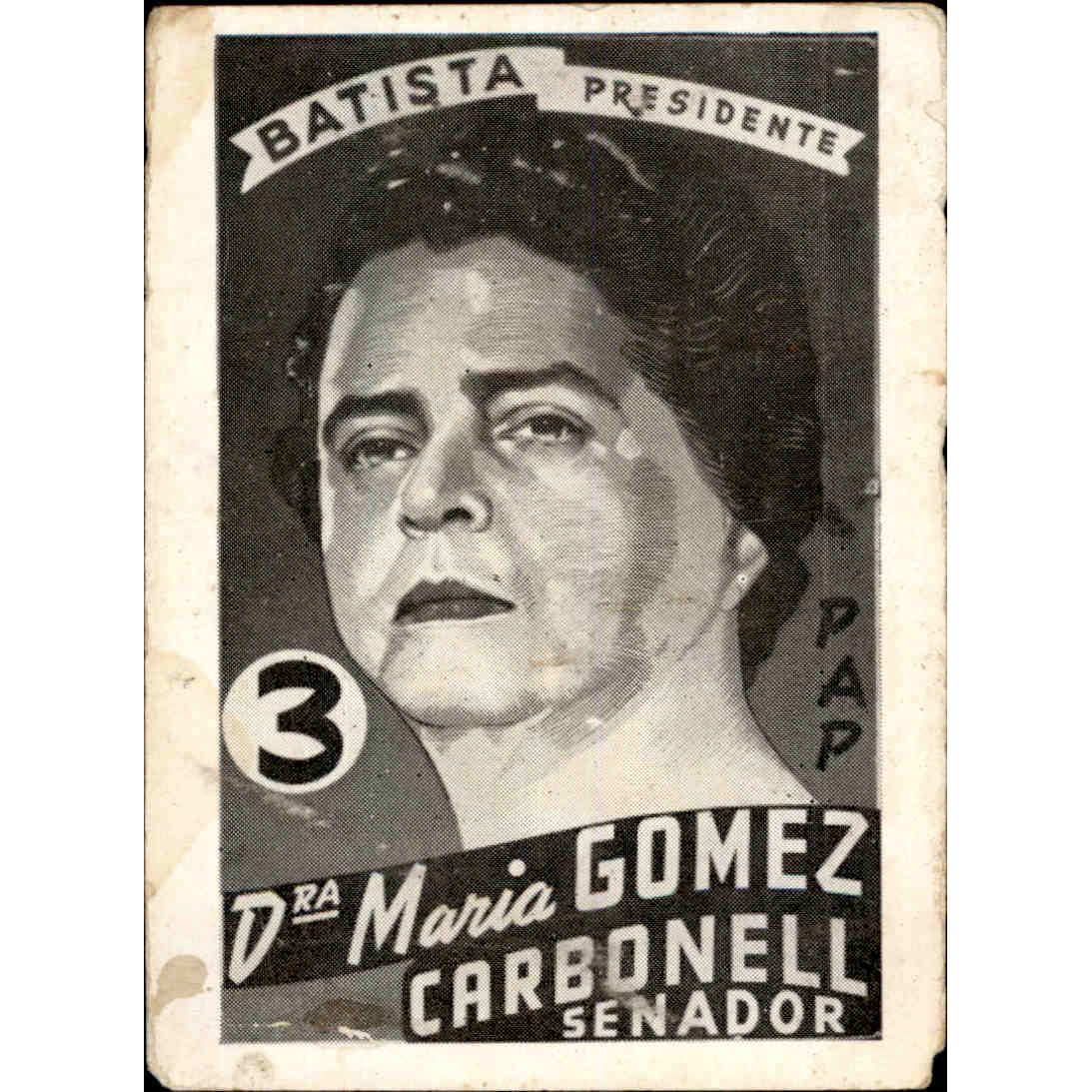 6/29/1903 — b. María Gómez Carbonell, Cuban gov official, educator, lawyer, author. The first woman to serve in the Cuban House of Representatives (1936-40), Cuban Senate(1940-44); member of the cabinet of Ministers. Founder, Alliance of Natl Feminists in Cuba #womenshistory #OTD