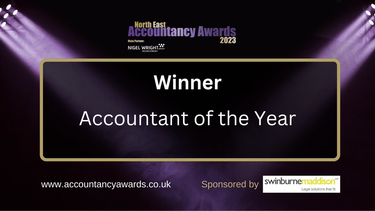 North East Accountancy Awards tweet media