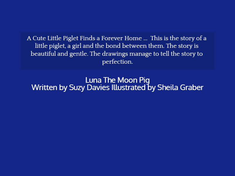 amazon.co.uk/Luna-Moon-Pig-……
#lovetoread #cartoon #piglet #picturebooks 
#farms #farmanimals #kindness #friendsnotfood #kids #readingisfun #holidayseason