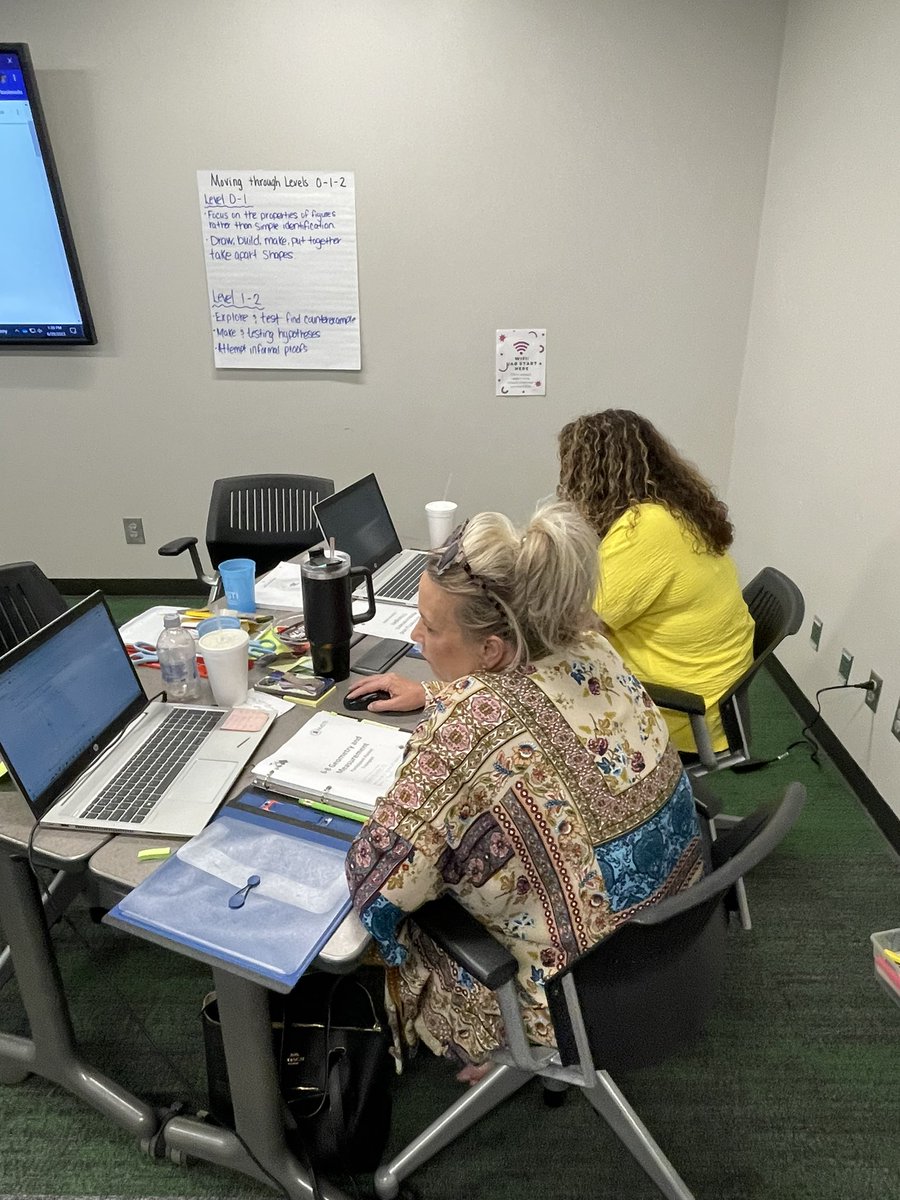 trodsmathtalk's tweet photo. @AMSTIUAB GM: Triangles PLO had teachers diving into AL standards, van Hiele levels of geometric thought, manipulatives, @geogebra , and Pythagorean Theorem!!Too much fun! #anglegs #aha #mathiscool #AMSTI4ME23 @AMSTI4all https://t.co/RCeSo4jc11