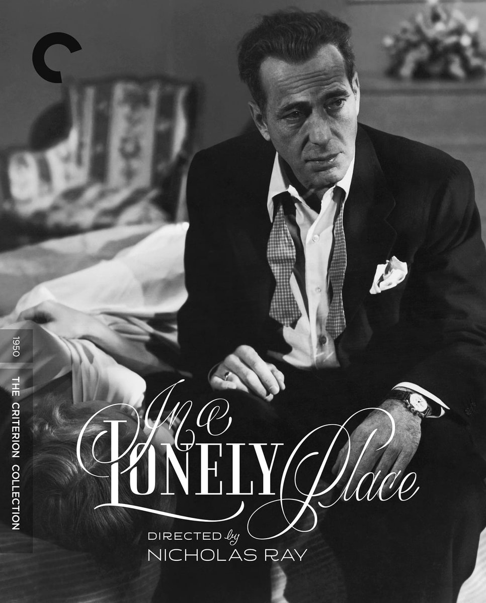 'I was born when she kissed me. I died when she left me. I lived a few weeks while she loved me.' 🖤 

Don't miss the @Criterion edition of IN A LONELY PLACE (1950) on the Channel! bit.ly/3NA5Upz