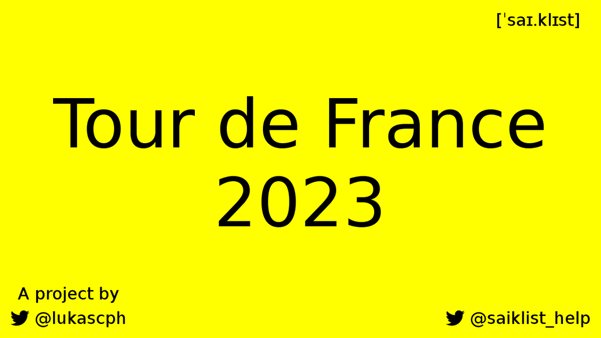 saiklist_help's tweet photo. The #TDF2023 presentation was held tonight. We'll do our own #saiklist presentation of the Tour peloton in 11 hours - stay tuned! #ongieTOURri https://t.co/Z256c5OzOY