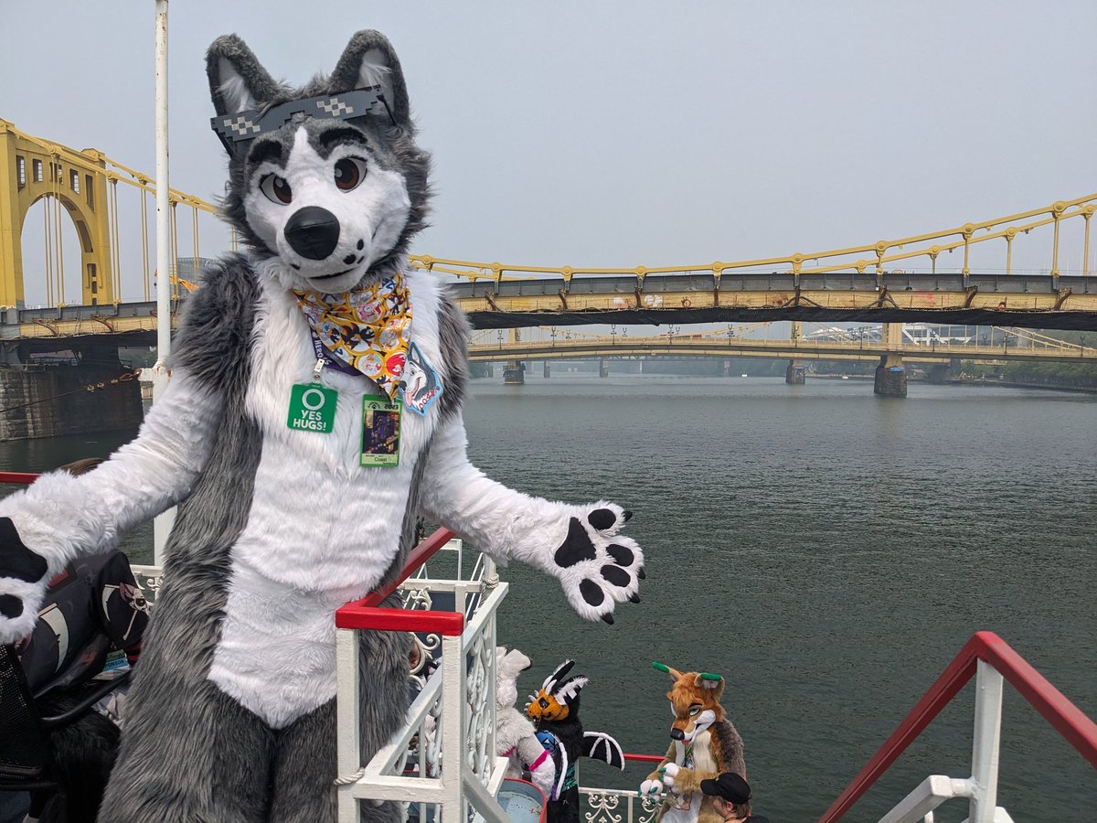 The river cruise was an awesome time!

✂️: @PrimalSuits 
#anthrocon2023 #anthrocon