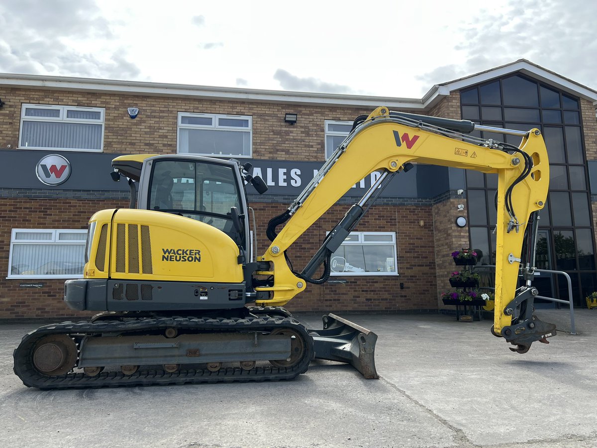 FOR SALE: 2019 Wacker Neuson EZ80, only 2850 hours, good tracks, climate controls, single acting &amp; double acting pipework, hydraulic Q-Hitch &amp; 1 bucket.  Call the office on 01642676698 or Tim on 07846252874. £34950 + VAT