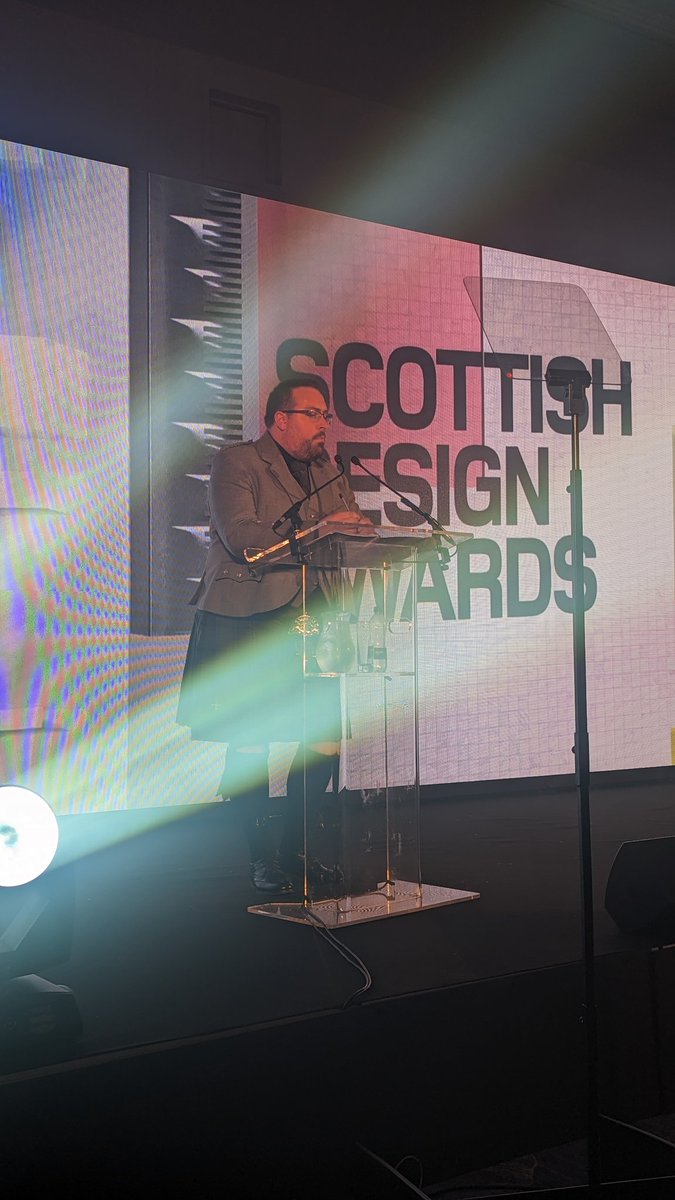 richardlongmuir's tweet image. Good to see @gav_wallace1 a fellow @KilmarnockFC fan presenting tonight, a shame we didn&apos;t win but @glasgowlife deserved it 🚀🥇 @LaunchScotland  #scotdesign @ScottishDesign