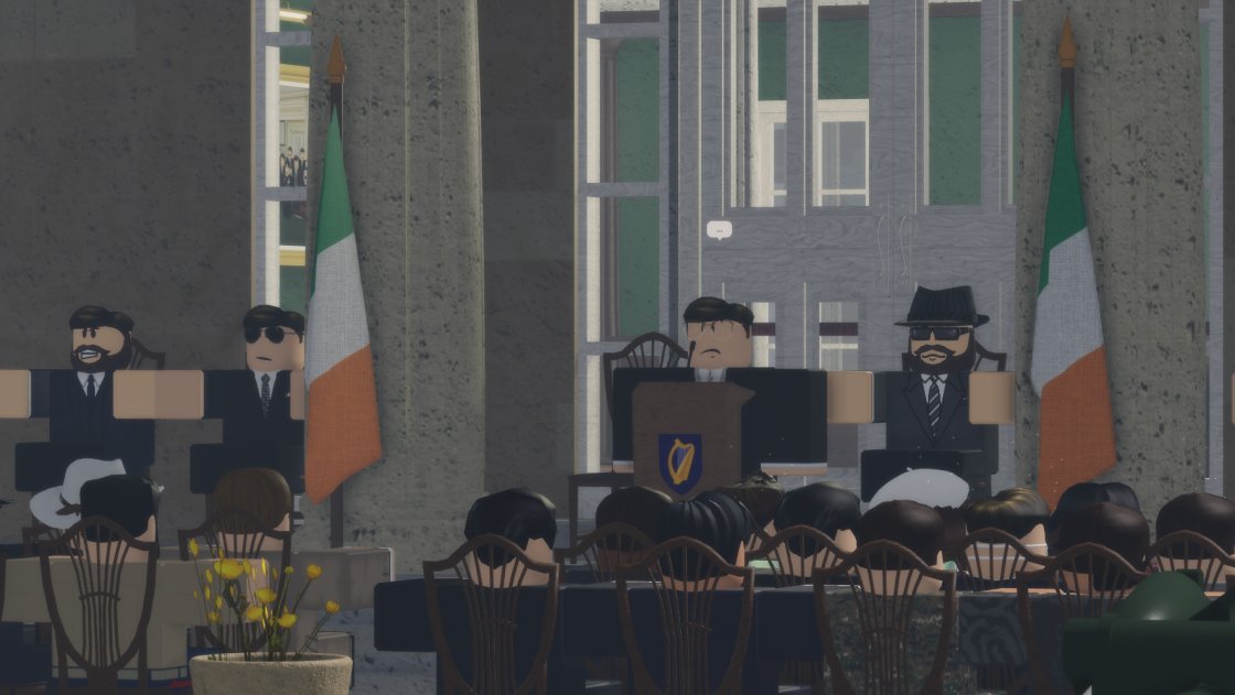 rbx_ireland's tweet photo. Hillsborough Castle was officially re-commissioned this evening in a ceremony attended by international guests.

To mark the occasion, the Office of Public Works invited Tormentium and the President to speak, with both focusing their remarks on the castle's significant history. https://t.co/15rckCiccC
