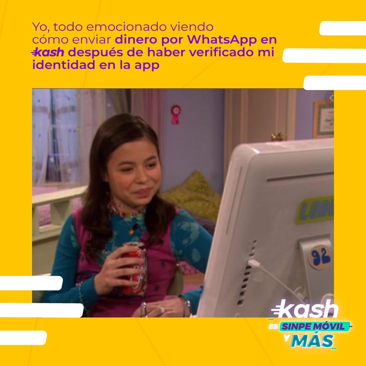 hola_kash's tweet photo. ¡Hay funciones de Kash que simplemente son emocionantes, verificá tu identidad para usarlas! Por ejemplo, podés enviar dinero por WhatsApp a tus amigos de manera fácil y segura.

Descubrí cómo usar esta función aquí: https://t.co/96R3cfrREY https://t.co/Ig2HazvbcW