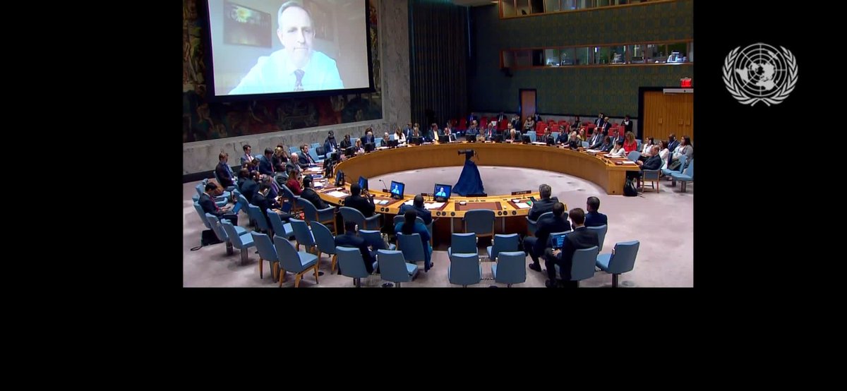 Made an appearance at the UNSC earlier today to talk about the need for continued provision of military assistance to Ukraine.