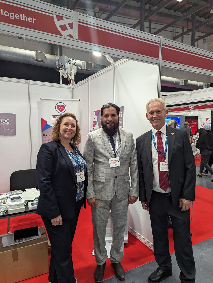 Thank you Dr John Sandham and Ruth Sandham for visiting our stand at EBME Expo 23. It was an honour for Me and my team. 
#ebmeexpo #ebme