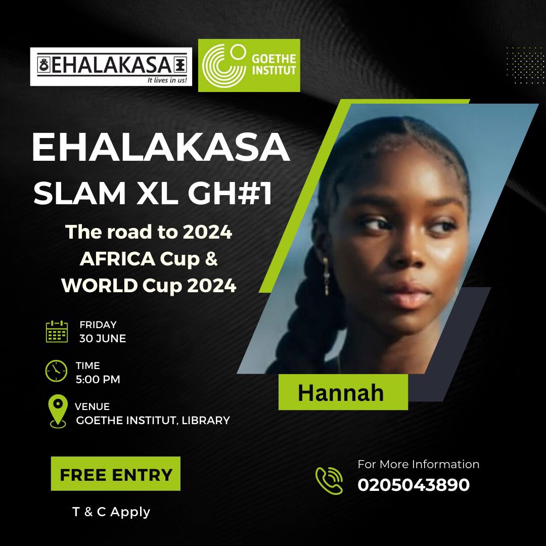 EHALAKASA's tweet photo. The key is to look in the mirror and see a masterpiece, to look in your own eyes and see a portal of inner peace
-Hannah Taylor
It's Happening Tomorrow at 5pm @goetheinstitutghana
@wanlov @iyamatuahene @natty_ogli
@iyamatuahene @iyamatuahene @natty_ogli #slampoetry #SlamX https://t.co/LggXjJdBTh