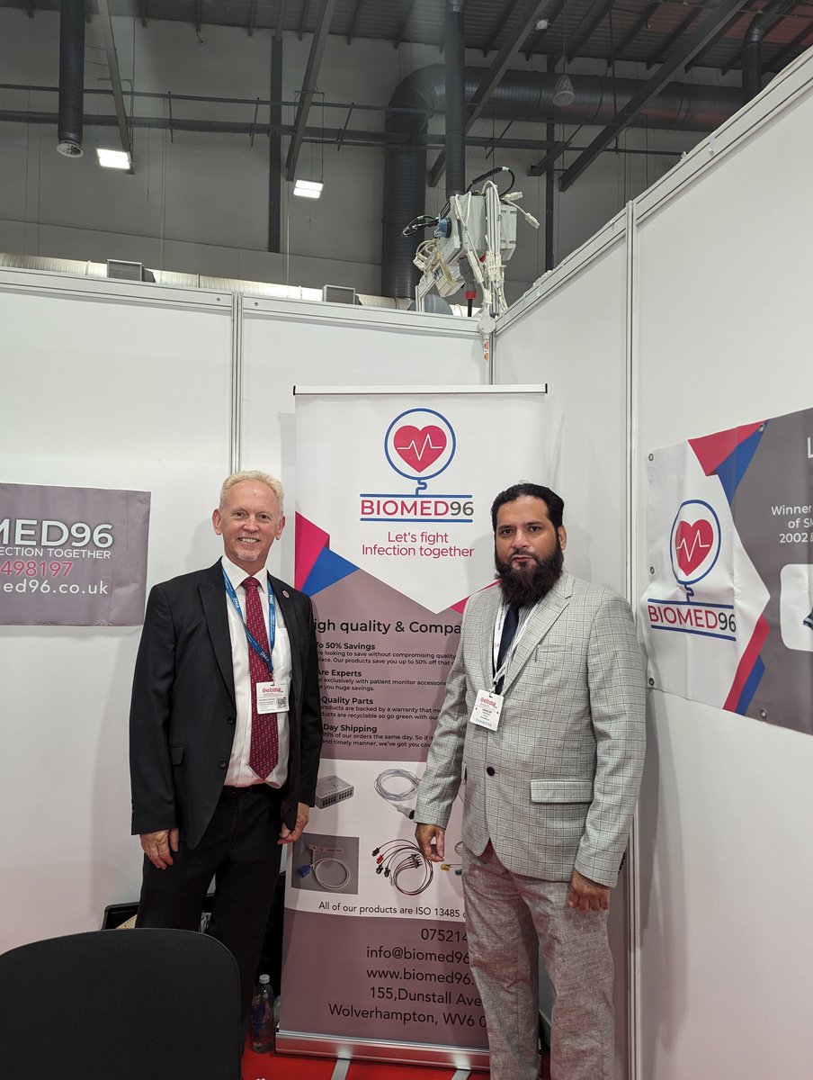 Thank you Dr John Sandham for providing Biomed96 an opportunity as sponsors at EBME Expo 23. Always a pleasure meeting you. 
#ebmeexpo #ebme