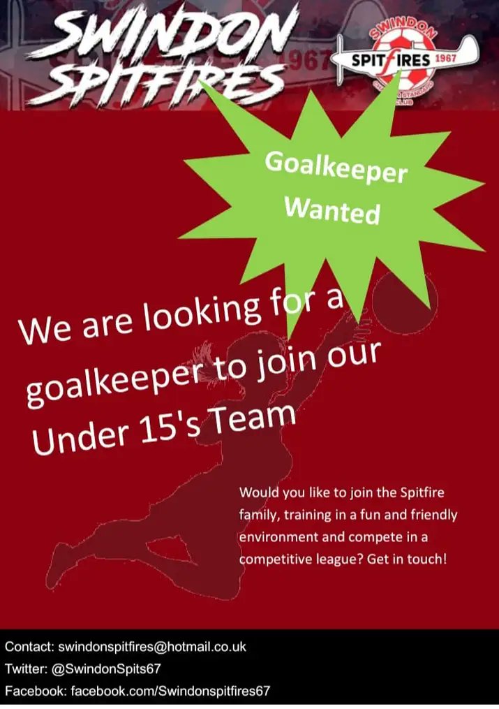 @SwindonSpits67 are recruiting! #SwindonSpitfires 🔴⚫️